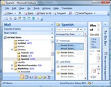 Software for email translation screensavers