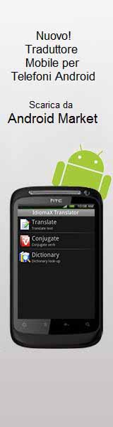 Compra il Traduttore IdiomaX per cellulari Android da Android Market!