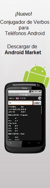 Compra el nuevo Conjugador de Verbos IdiomaX para celulares Android en Android Market!
